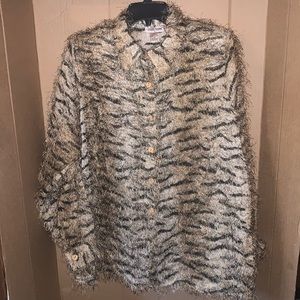Fashion 2 Fashion XL Animal Print Tunic Top EUC